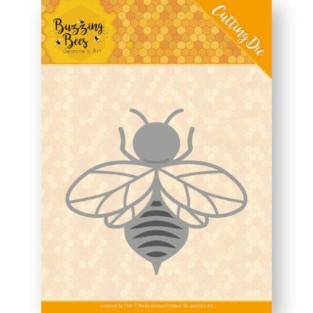 (JAD10072)Dies - Jeanines Art - Buzzing Bees - Hobbyzine Die - Buzzing Bee