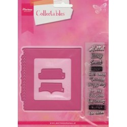(COL1315)Collectables set tab with text UK