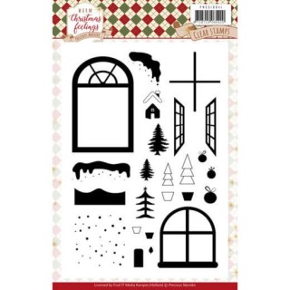 (PMCS10041)Clear Stamps - Precious Marieke - Warm Christmas Feelings