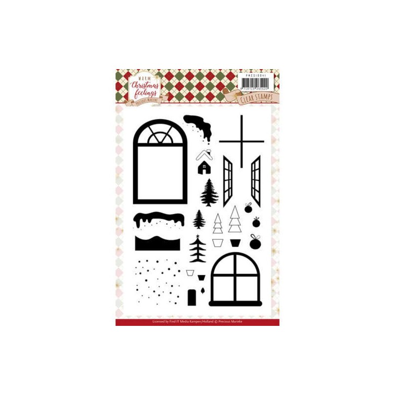 (PMCS10041)Clear Stamps - Precious Marieke - Warm Christmas Feelings