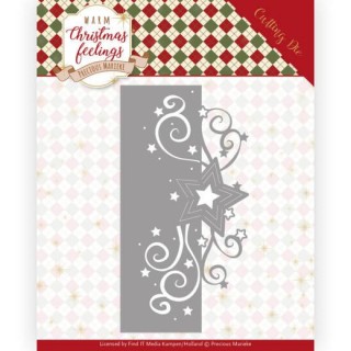 (PM10160)Dies - Precious Marieke - Warm Christmas Feelings - Swirl Star Edge