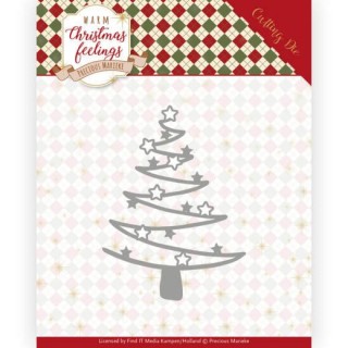(PM10164)Dies - Precious Marieke - Warm Christmas Feelings - Star Tree
