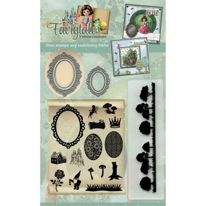 (FAIRYTALES001)Goody (Clear Stamps - Dies - Embossing Folder) - Yvonne Creations - Fairytales