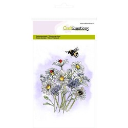 (1301)CraftEmotions clearstamps A6 - wild flowers 1