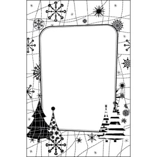 Embossing Folders snow tree (CTFD 4027)