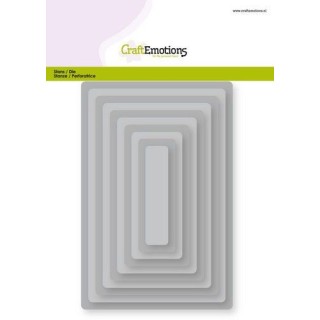 (115633/0913)CraftEmotions Big Nesting Die - rectangles, rounded corners