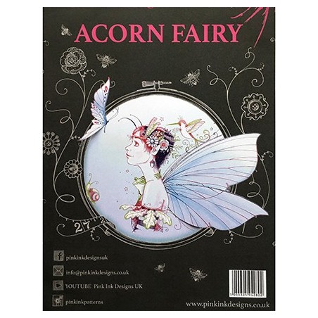 (PI010)Pink Ink Desings Set Acorn Fairy