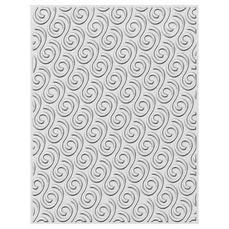 (EF3D-012)Creative Expressions Embossing folder Ribbon Swirls