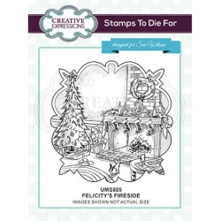 (UMS885)Stamps To Die For - Felicitys's Fireside