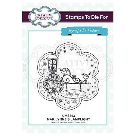 (UMS893)Stamps To Die For - Marilynne's Lamplight