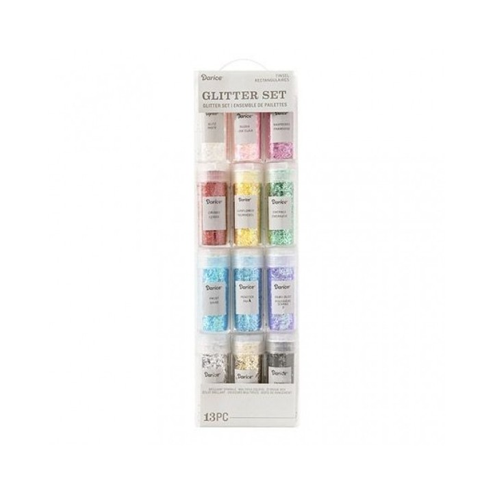 (30029676)Darice • Glitter set 13 stuks tinsel