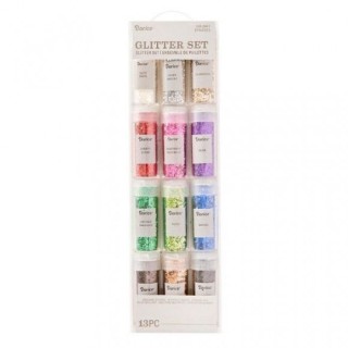 (30029677)Darice • Glitter set 13 stuks chunky