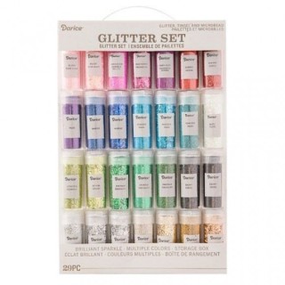 (30029690)Darice • Glitter set 29 stuks combination