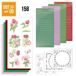 (DODO158)Dot and Do 158 Red Flowers