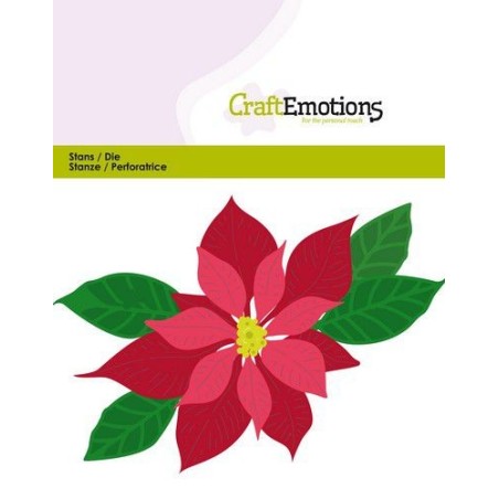 (115633/0432)CraftEmotions Die - Poinsettia