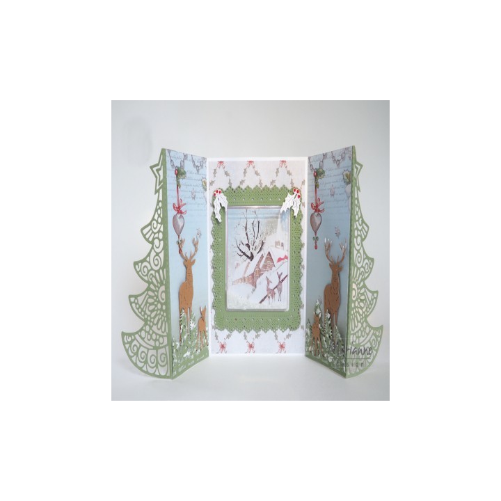 (LR0612)Creatables Gate Folding dies – Christmas