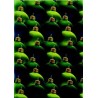 Pergamano vellum Boules de Noël vert(62524)