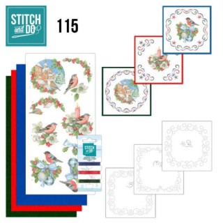 (STDO115)Stitch and Do 115 Christmas Birds
