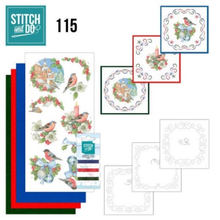 (STDO115)Stitch and Do 115 Christmas Birds