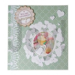 (6002/1313)Cutting & embossing dies - Bille's circle hearts