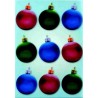 Pergamano vellum Boules de Noël 3 couleurs (62525)