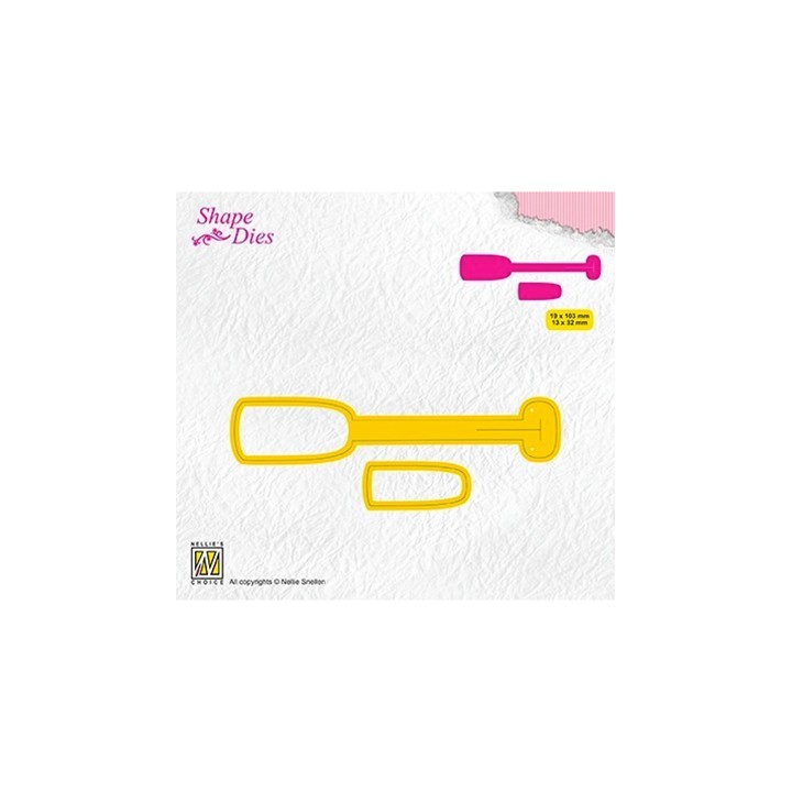 (SD173)Nellie's Shape Dies Ticket & tags: tag-1