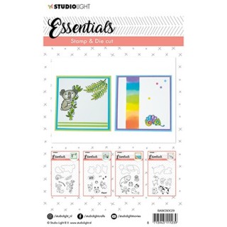 (BASICSDC29)Studio light Stamp & Die Cut Essentials Animals nr 29
