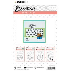 (BASICSDC30)Studio light Stamp & Die Cut Essentials Animals nr 30