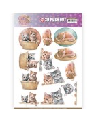 (SB10380)3D Pushout - Amy Design - Cats World - Kittens