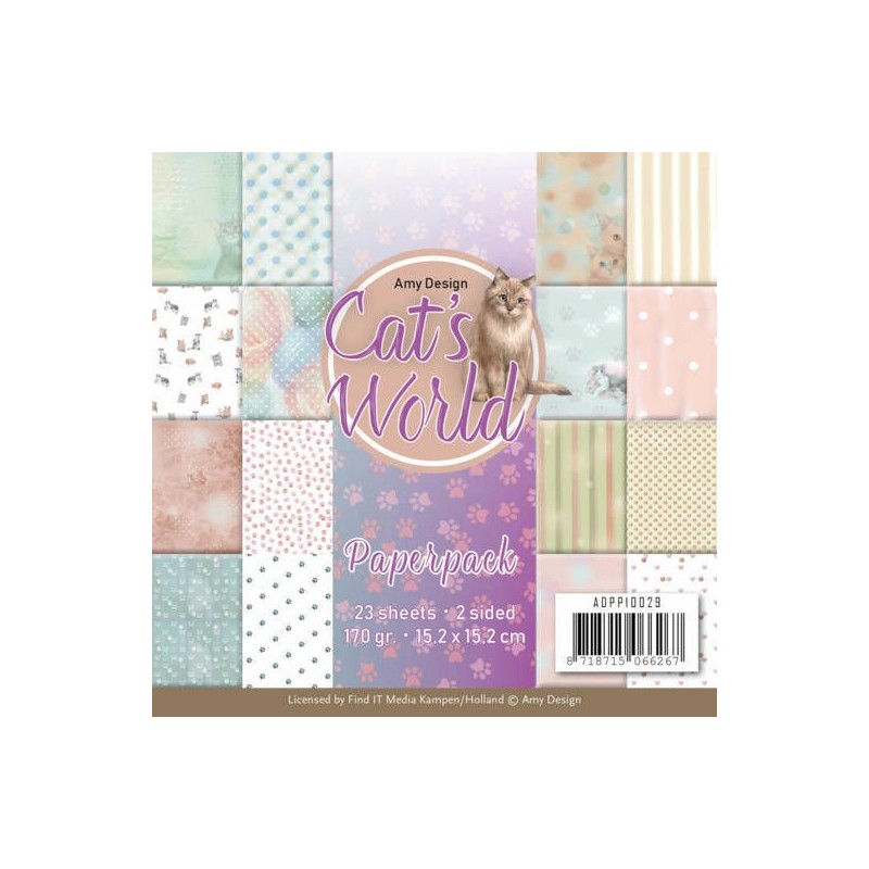 (ADPP10029)Paperpack - Amy Design - Cats World