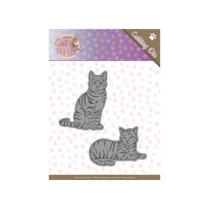 (ADD10187)Dies - Amy Design - Cats - Sweet Cats