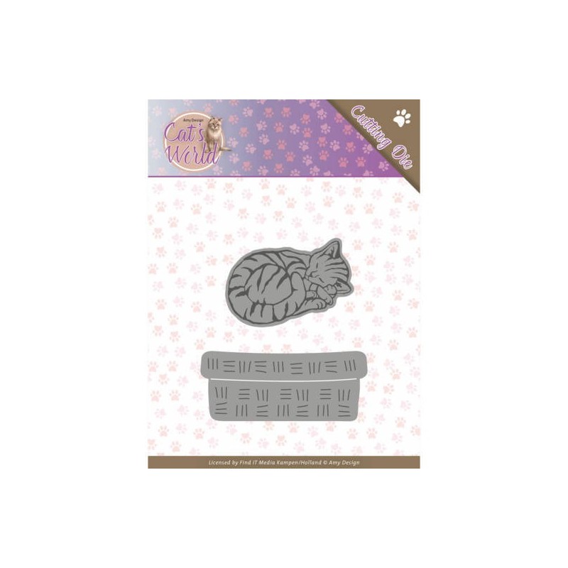 (ADD10188)Dies - Amy Design - Cats - Sleeping Cats