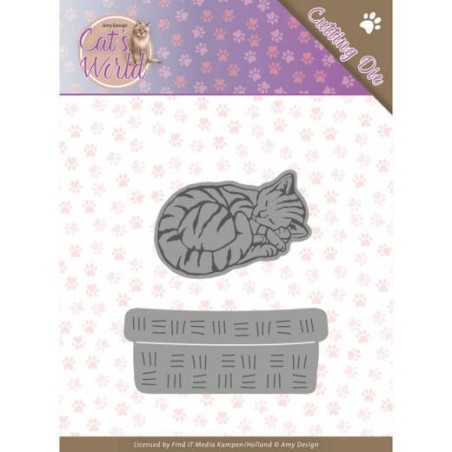 (ADD10188)Dies - Amy Design - Cats - Sleeping Cats