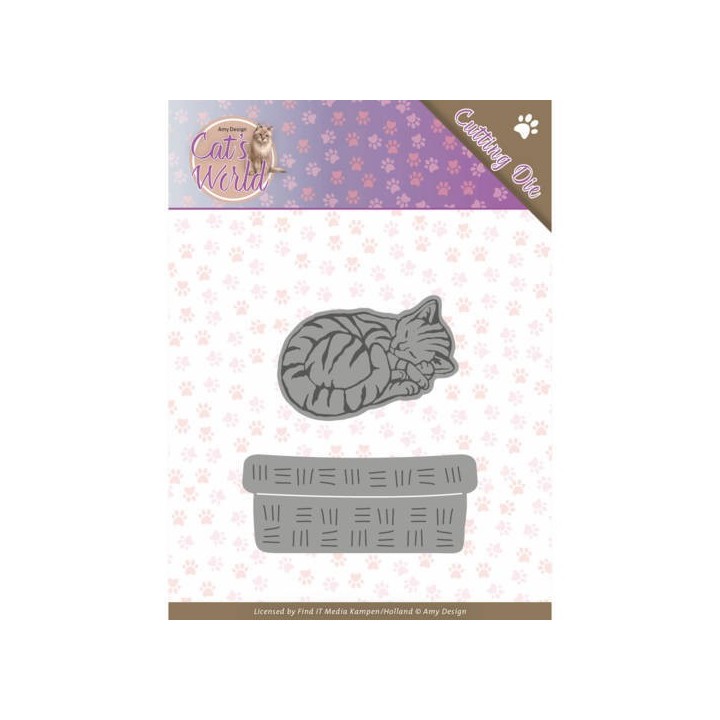 (ADD10188)Dies - Amy Design - Cats - Sleeping Cats