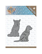 (ADD10189)Dies - Amy Design - Dogs - Sitting Dogs