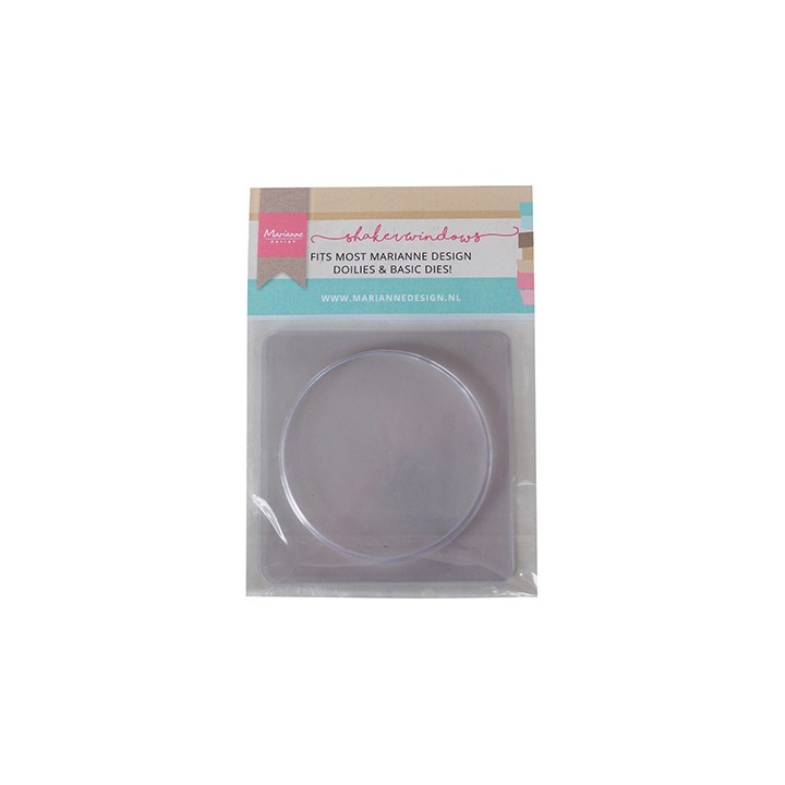 (LR0025)Marianne Design Shaker windows – Circles