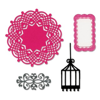 (659122)Thinlits Die Set 4PK - This & That, Graceful