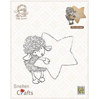 (SCLOLA006)Snellen Crafts Lammy with star