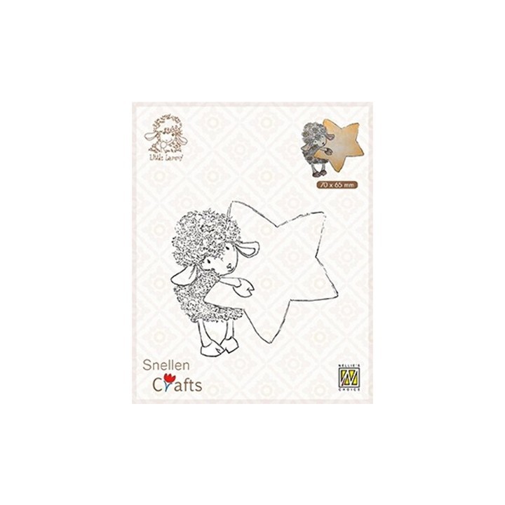 (SCLOLA006)Snellen Crafts Lammy with star