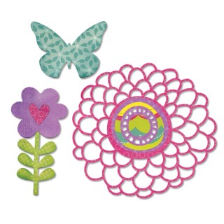 (659117)Thinlits Die Set 4PK - Springtime