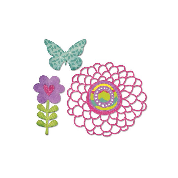 (659117)Thinlits Die Set 4PK - Springtime