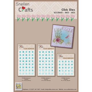 (SCCD002)Snellen Crafts Clickdies Alphabet-2 (small letters)