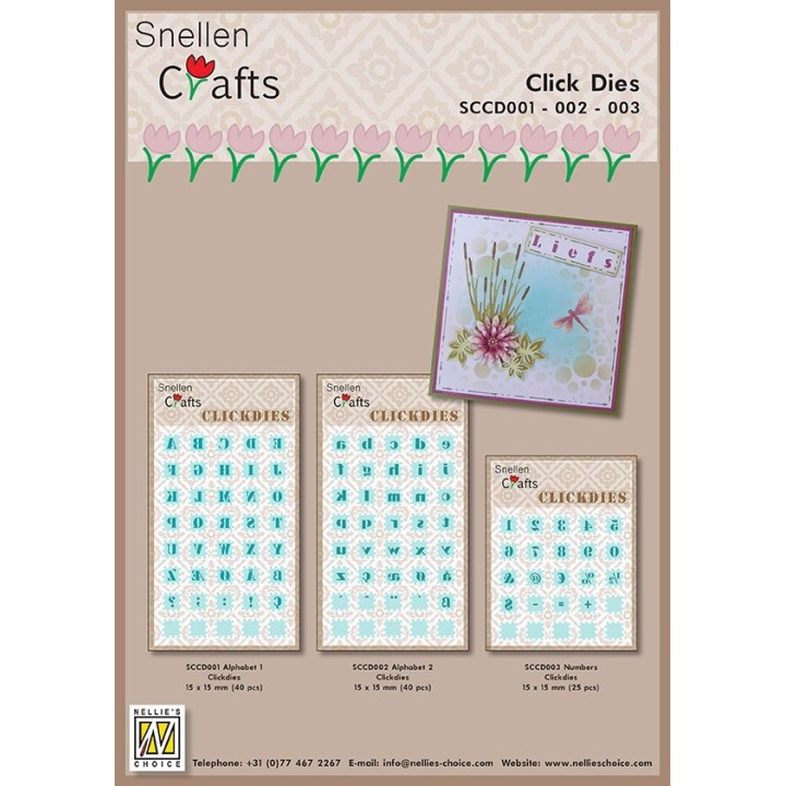 (SCCD002)Snellen Crafts Clickdies Alphabet-2 (small letters)