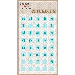 (SCCD002)Snellen Crafts Clickdies Alphabet-2 (small letters)