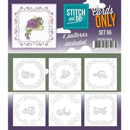 (COSTDO10055)Stitch & Do - Cards only - Set 55