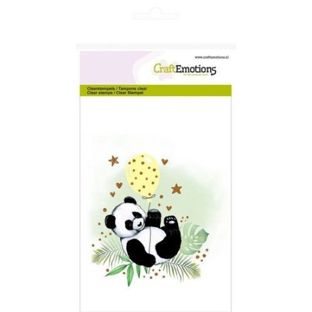 (1305)CraftEmotions clearstamps A6 - panda
