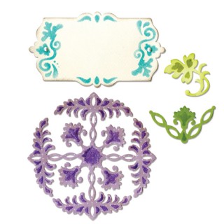 (659071)Thinlits Die Set 4PK - Ornate Flowers