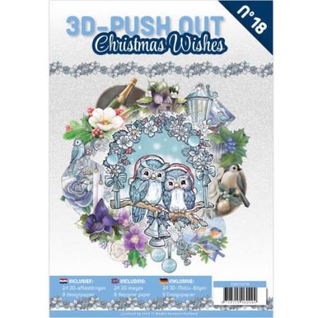 (3DPO10018)3D Pushout Book 18 Christmas Wishes