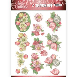 (SB10388)3D Pushout - Jeanine's Art - Lovely Christmas - Lovely Ornaments