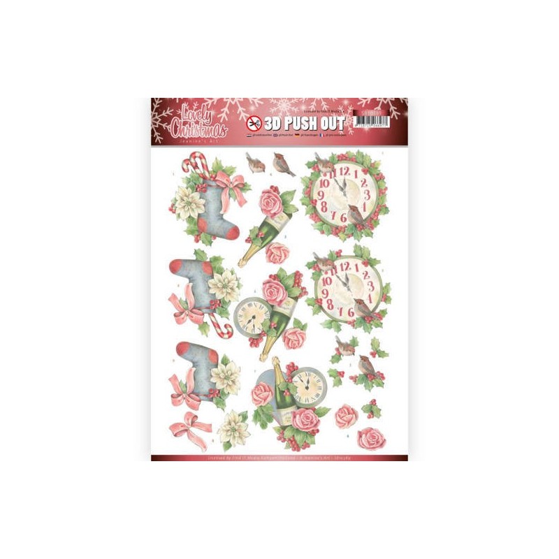 (SB10389)3D Pushout - Jeanine's Art - Lovely Christmas - Lovely Ornaments